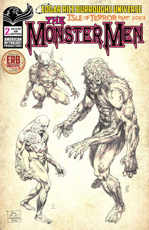 Monster Men: Isle of Terror 2C Comic American Mythology 2023