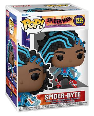 Pop Vinyl Spider-Man Across Spiderverse Spider-Byte Vin Fig