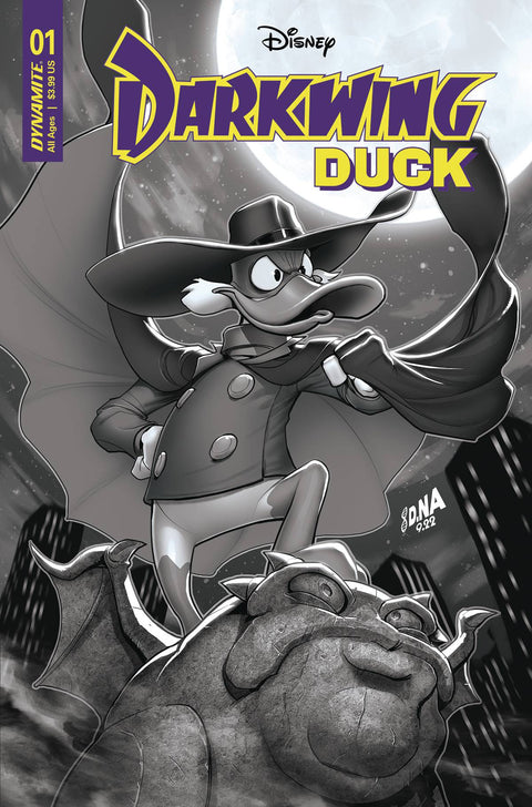 Darkwing Duck (Dynamite Entertainment) 1:15 David Nakayama B&W Variant
