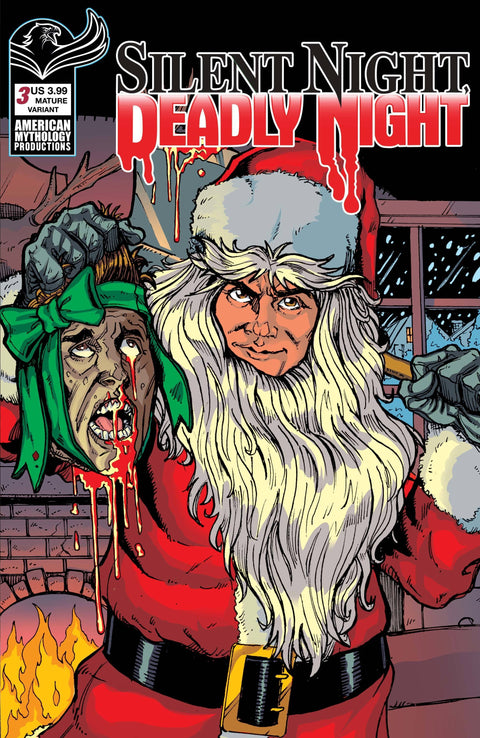 Silent Night, Deadly Night 3B Comic Puis Calzada Variant American Mythology 2023