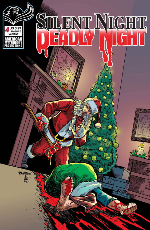 Silent Night, Deadly Night 4B Comic Buz Hasson Variant American Mythology 2023