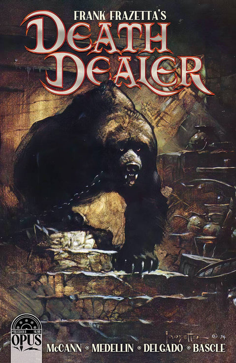 Frank Frazetta's Death Dealer (Opus) 15B Comic Frank Frazetta Variant Opus Comics 2023