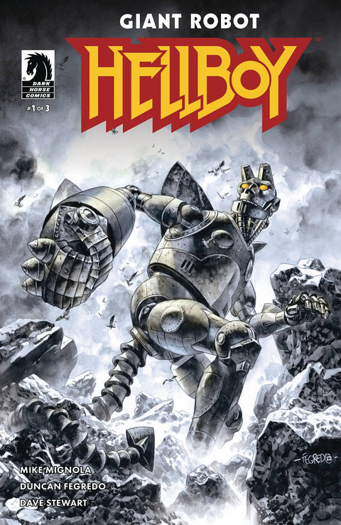 Giant Robot Hellboy 1A Comic Duncan Fegredo Dark Horse Comics 2023