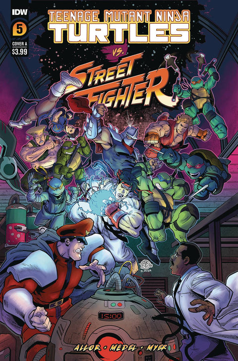 Teenage Mutant Ninja Turtles vs. Street Fighter 5A Comic Ariel Medel IDW Publishing 2023