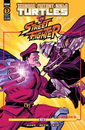 Teenage Mutant Ninja Turtles vs. Street Fighter 5C Comic Tom Reilly Variant IDW Publishing 2023