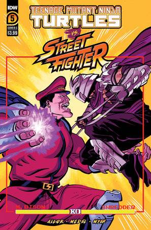 Teenage Mutant Ninja Turtles vs. Street Fighter 5C Comic Tom Reilly Variant IDW Publishing 2023