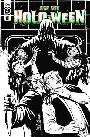 Star Trek: Holo-Ween 4C Comic 1:10 Francavilla B&W Variant IDW Publishing 2023