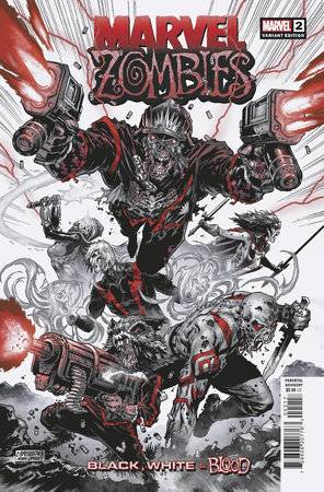 Marvel Zombies: Black, White & Blood 2D Comic 1:10 Cory Smith Variant Marvel Comics 2023