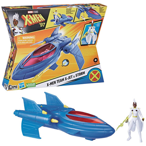 X-MEN 97 X-JET & 4IN STORM AF Toy Hasbro 2023
