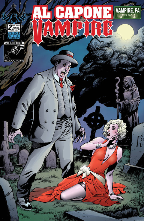 Al Capone Vampire 2A Comic American Mythology 2023