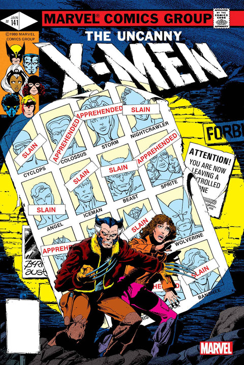 Uncanny X-Men, Vol. 1 141G Comic Facsimile Foil Variant Marvel Comics 2023