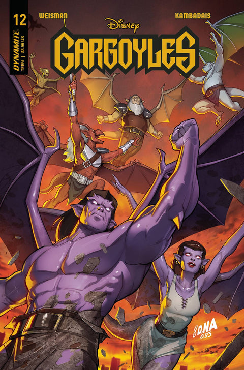 Gargoyles (Dynamite) 12 Comic David Nakayama Regular Dynamite Entertainment 2024