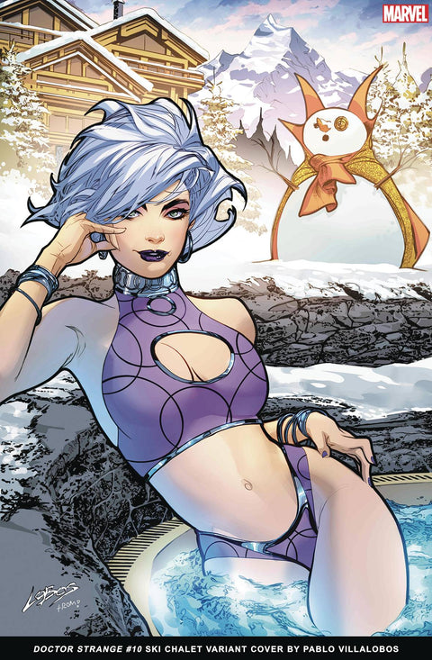 Doctor Strange, Vol. 6 10C Comic Pablo Villalobos Ski Chalet Variant Marvel Comics 2023