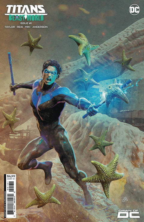 Titans: Beast World 1C Comic Björn Barends Variant DC Comics 2023