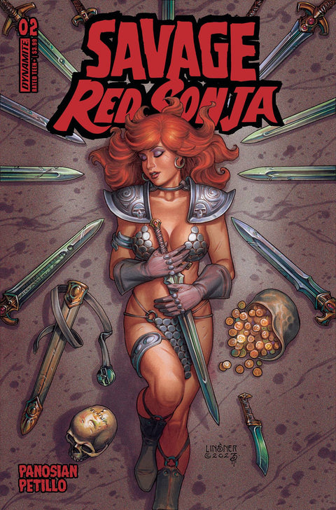 Savage Red Sonja 2C Comic Joseph Michael Linsner Variant Dynamite Entertainment 2023