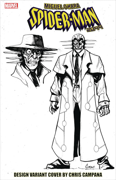Miguel O'Hara: Spider-Man 2099 4C Comic 1:10 Chris Campana Design Variant Marvel Comics 2024