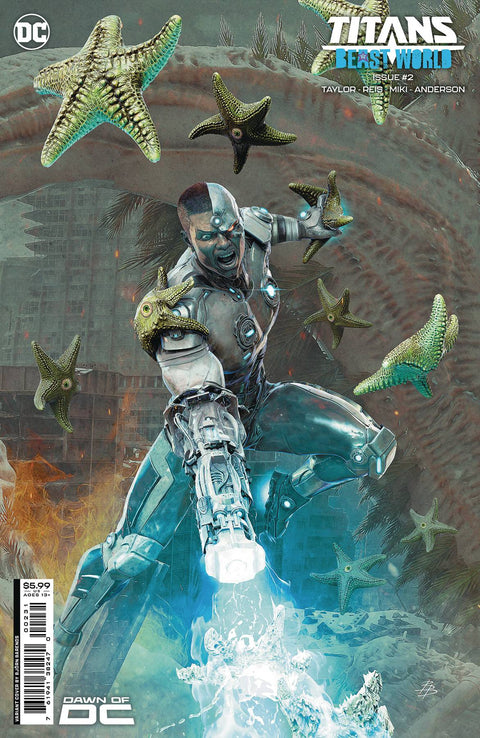 Titans: Beast World 2C Comic Björn Barends Connecting Variant DC Comics 2023