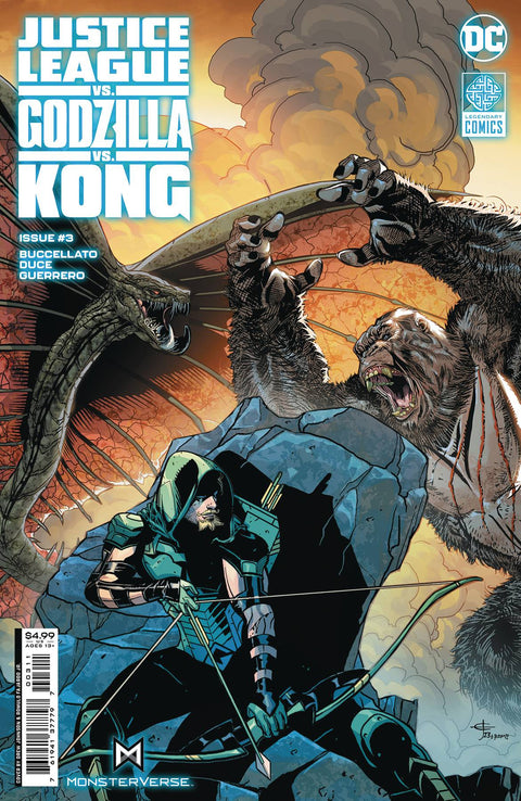 Justice League Vs. Godzilla Vs. Kong 3A Comic Drew Johnson Regular DC Comics 2023