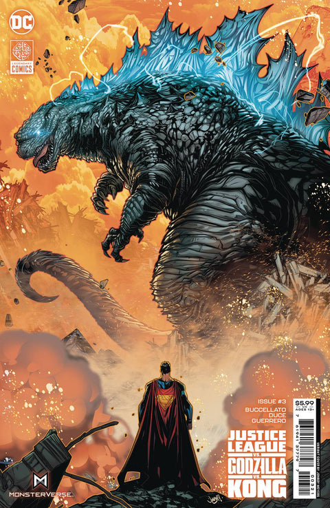 Justice League Vs. Godzilla Vs. Kong 3B Comic Jonboy Meyers Variant DC Comics 2023