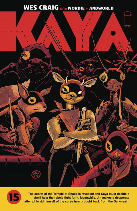 Kaya (Image Comics) 15A Comic Wes Craig Image Comics 2024