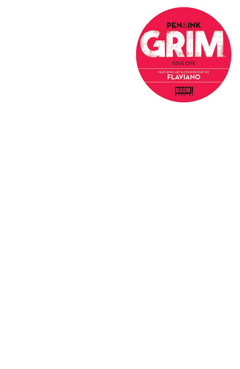 Grim: Pen & Ink 1 Comic Blank Cover Variant Boom! Studios 2024