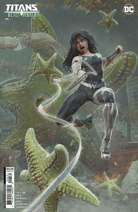 Titans: Beast World 5C Comic Björn Barends Connecting Variant DC Comics 2024