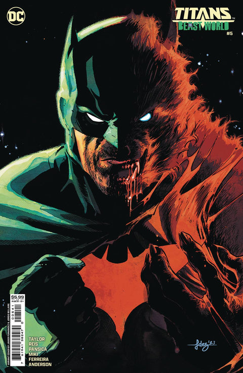 Titans: Beast World 5D Comic Javier Fernández Variant DC Comics 2024