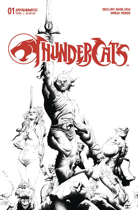 Thundercats (Dynamite Entertainment) 1T Comic 1:25 Jae Lee Line Art Variant Dynamite Entertainment 2024