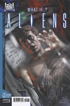 What If...? Aliens 1 Comic Lucio Parrillo Foil Variant Marvel Comics 2024
