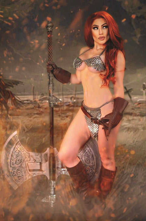 Savage Red Sonja 5 Comic 1:10 Cosplay Virgin Variant Dynamite Entertainment 2024