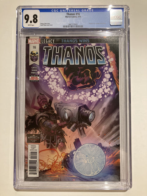 Thanos, Vol. 2 #16 (CGC 9.8) (2018) Origin Cosmic Ghost Rider