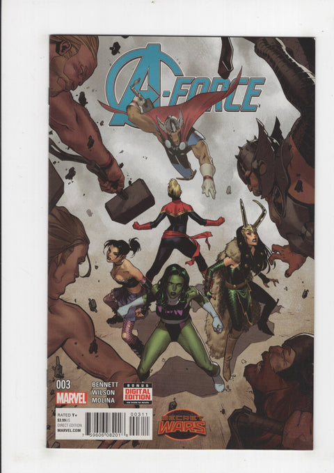 A-Force, Vol. 1 3 Jorge Molina Regular Cover