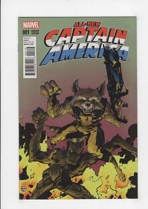 All-New Captain America 1 Rocket and Groot Variant