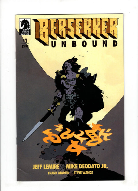Berserker: Unbound 1 Mike Mignola Variant Cover