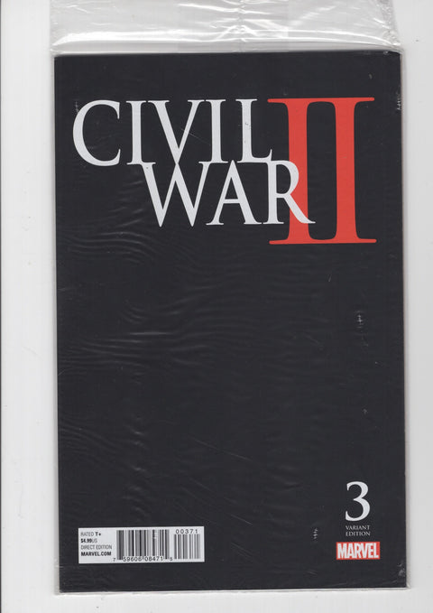 Civil War II 3 Variant Joe Quesada Midnight Launch Cover