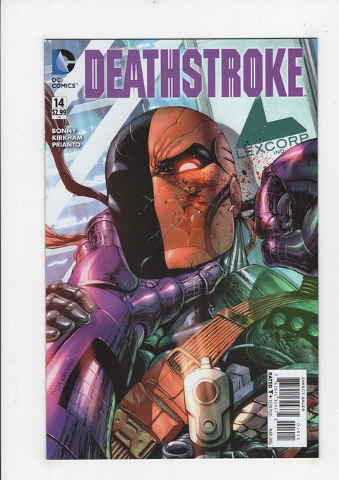 Deathstroke, Vol. 3 14 Tyler Kirkham Regular Cover