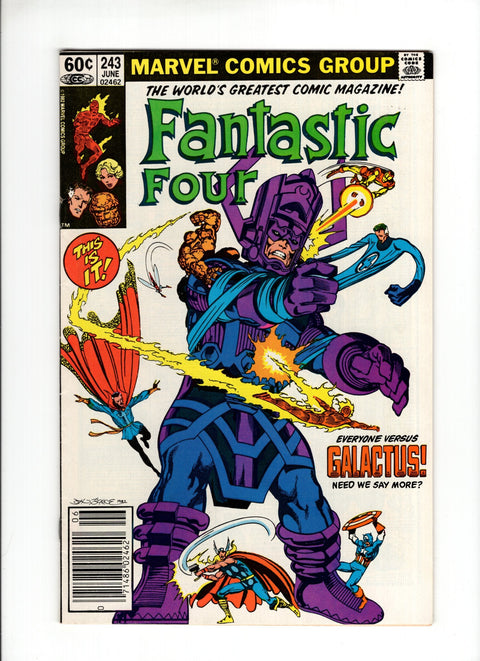 Fantastic Four, Vol. 1 #243B (1982) Iconic Cover by John Byrne Iconic Cover by John Byrne Marvel Comics 1982