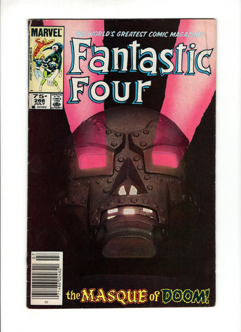 Fantastic Four, Vol. 1 #268C (1984) CPV Marvel Comics 1984