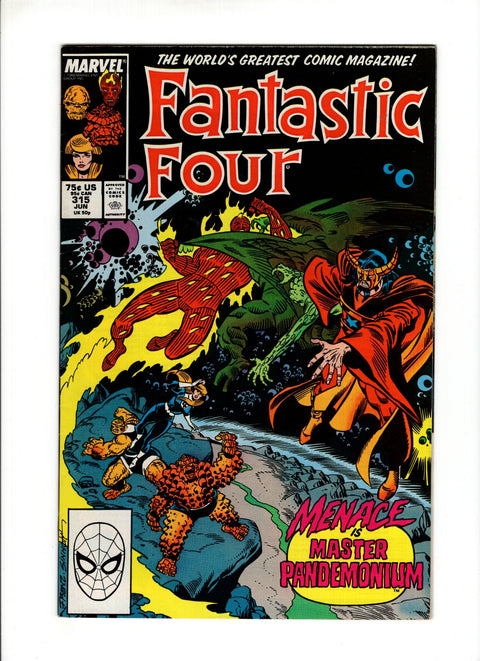 Fantastic Four, Vol. 1 #315A (1988) Marvel Comics 1988