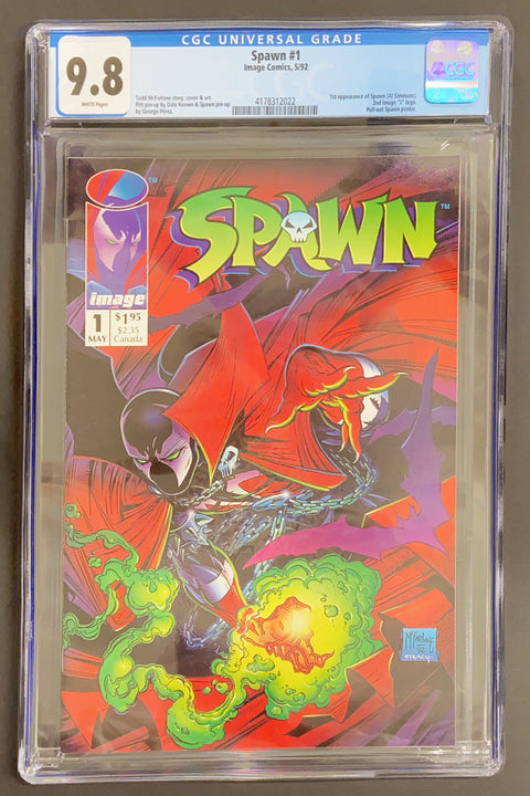 Spawn #1 (CGC 9.8) (1992) Todd McFarlane