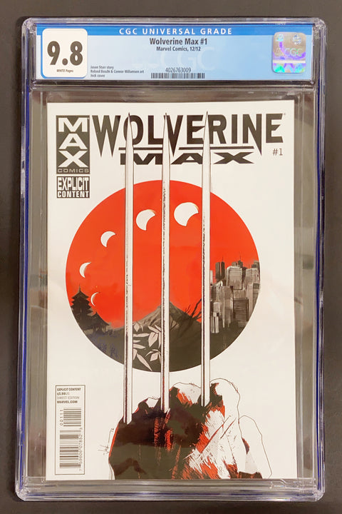 Wolverine MAX #1A (CGC 9.8)