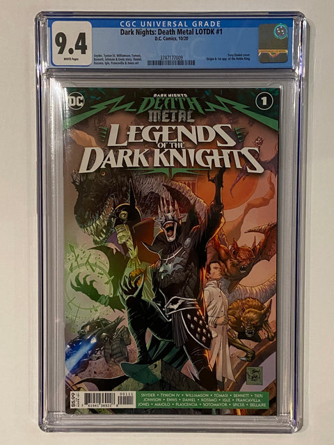 Dark Nights: Death Metal LOTDK #1 (CGC 9.4) (2020) 1st Robin King - Knowhere
