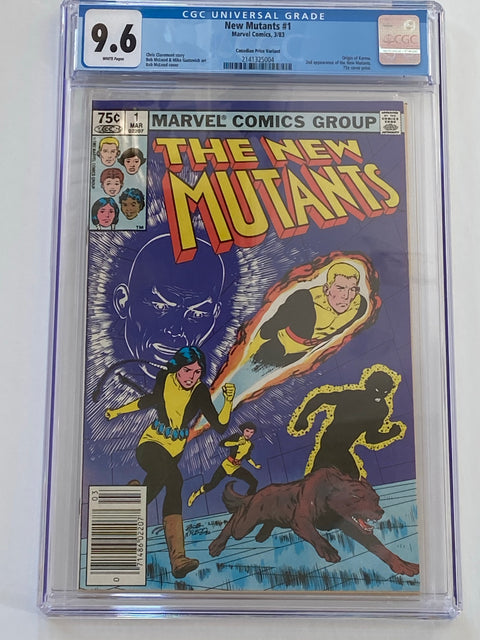 New Mutants, Vol. 1 #1 (CGC 9.6) (1983)