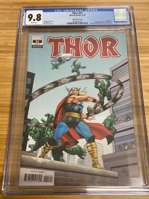 Thor, Vol. 6 #21 (CGC 9.8) (2022) Journey Into Mystery Homage