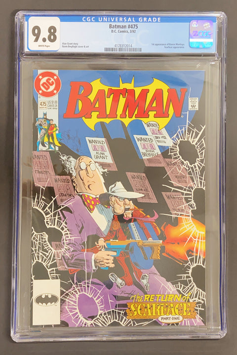 Batman, Vol. 1 #475 (CGC 9.8) (1992) 1st Rene Montoya