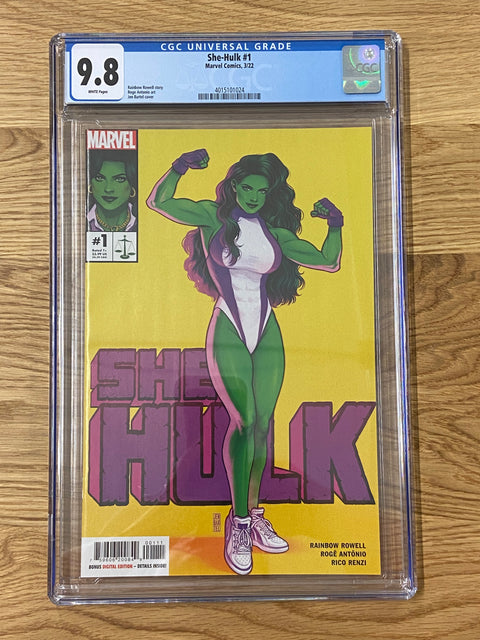 She-Hulk, Vol. 4 #1 (CGC 9.8) (2022) Jen Bartel Cover