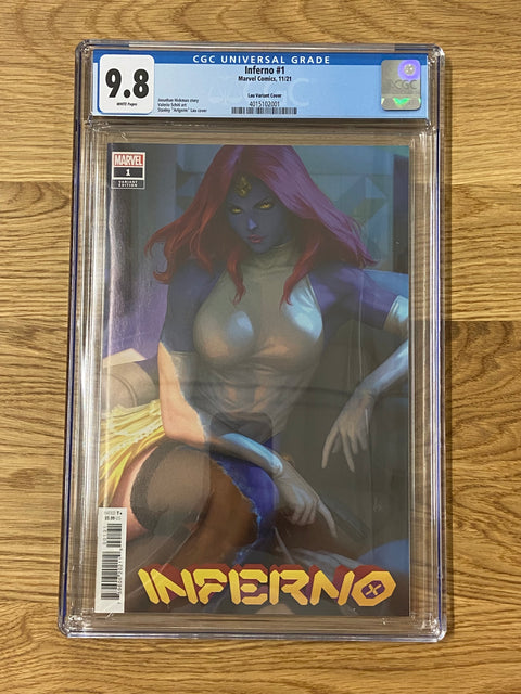 Inferno, Vol. 2 #1 (CGC 9.8) (2021) Artgerm Variant