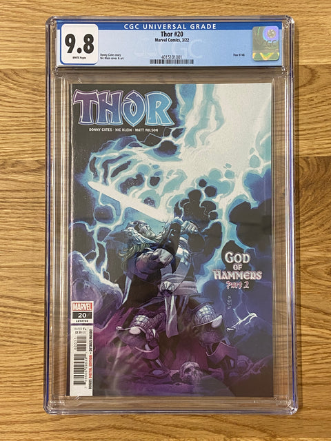 Thor, Vol. 6 #20 (CGC 9.8) (2022) 1st God of Hammers