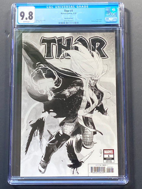 Thor, Vol. 6 #1 (CGC 9.8) (2020) Nic Klein Sketch