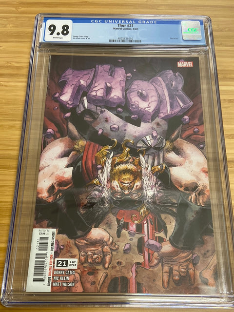 Thor, Vol. 6 #21A (CGC 9.8) (2022) God of Hammers